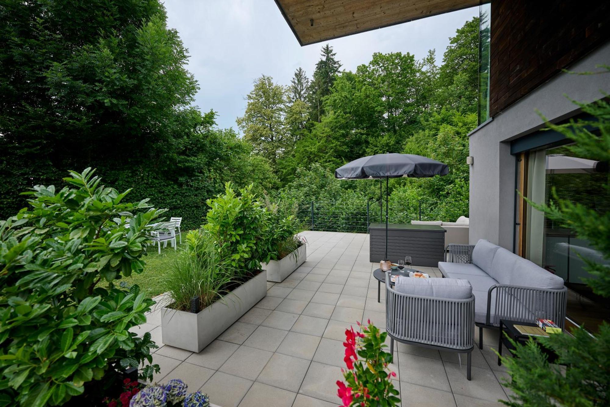 Charmantes Apartment Im Gruenen Bregenz Exteriér fotografie