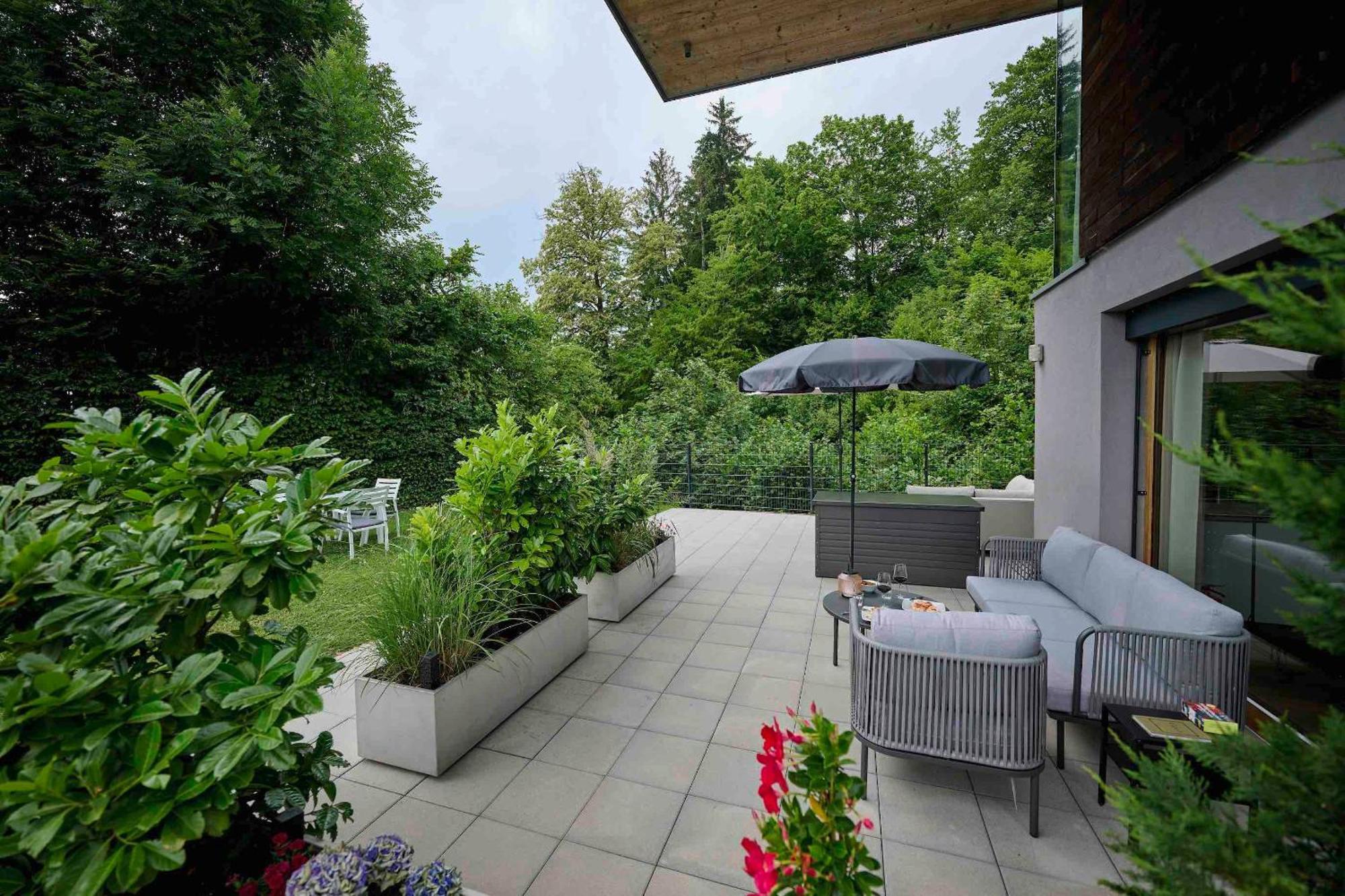 Charmantes Apartment Im Gruenen Bregenz Exteriér fotografie